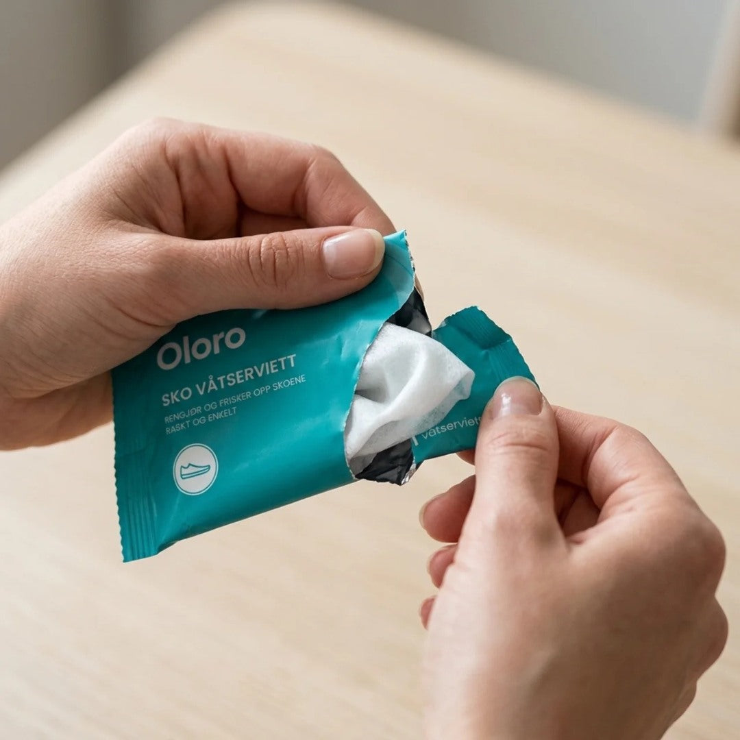 5-Pack Oloro sko våtservietter