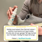 Kundeanmeldelse av Oloro Sko Luktfjerner.