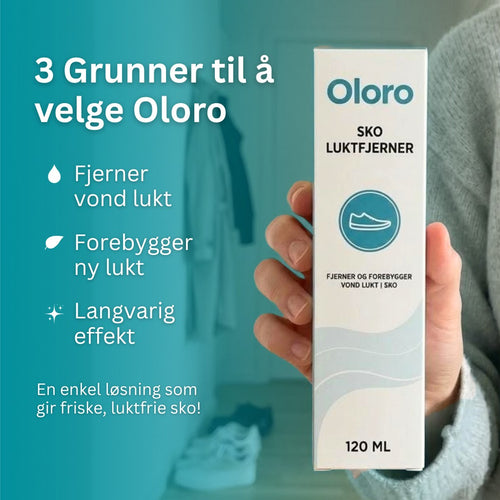 Oloro BioAktiv Sko Luktfjerner