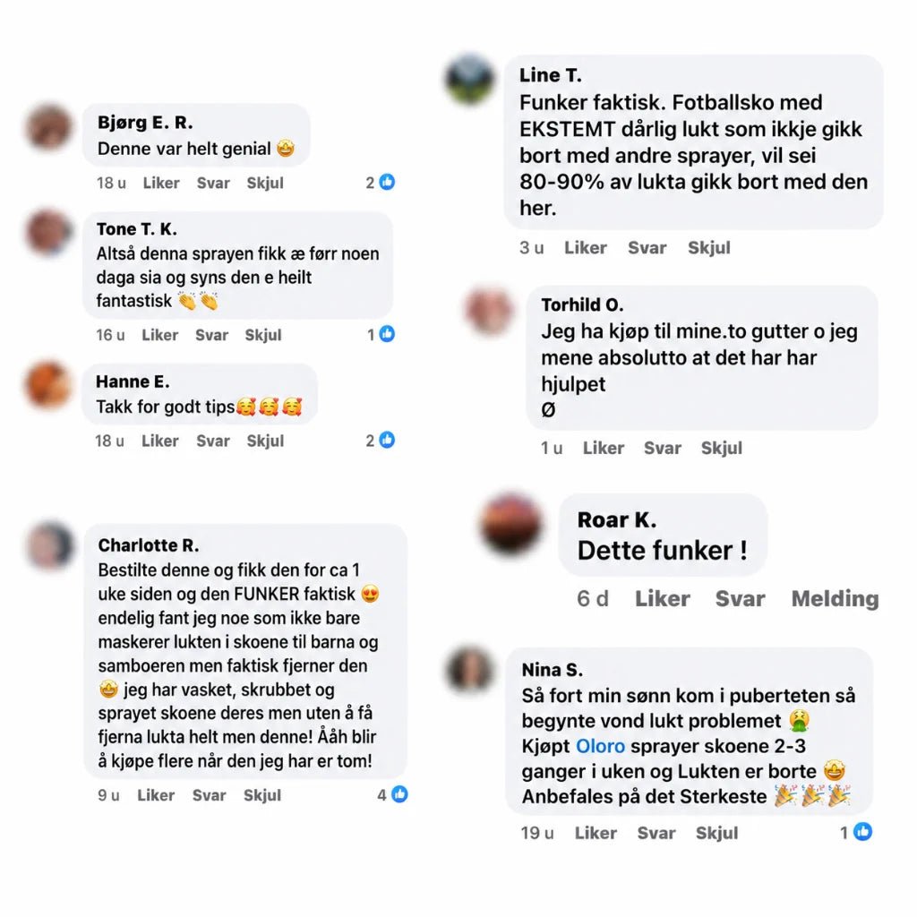 Kundeanmeldelser av Oloro Sko Luktfjerner.
